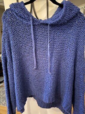 Beautiful royal blue hoodie from Anthropologie